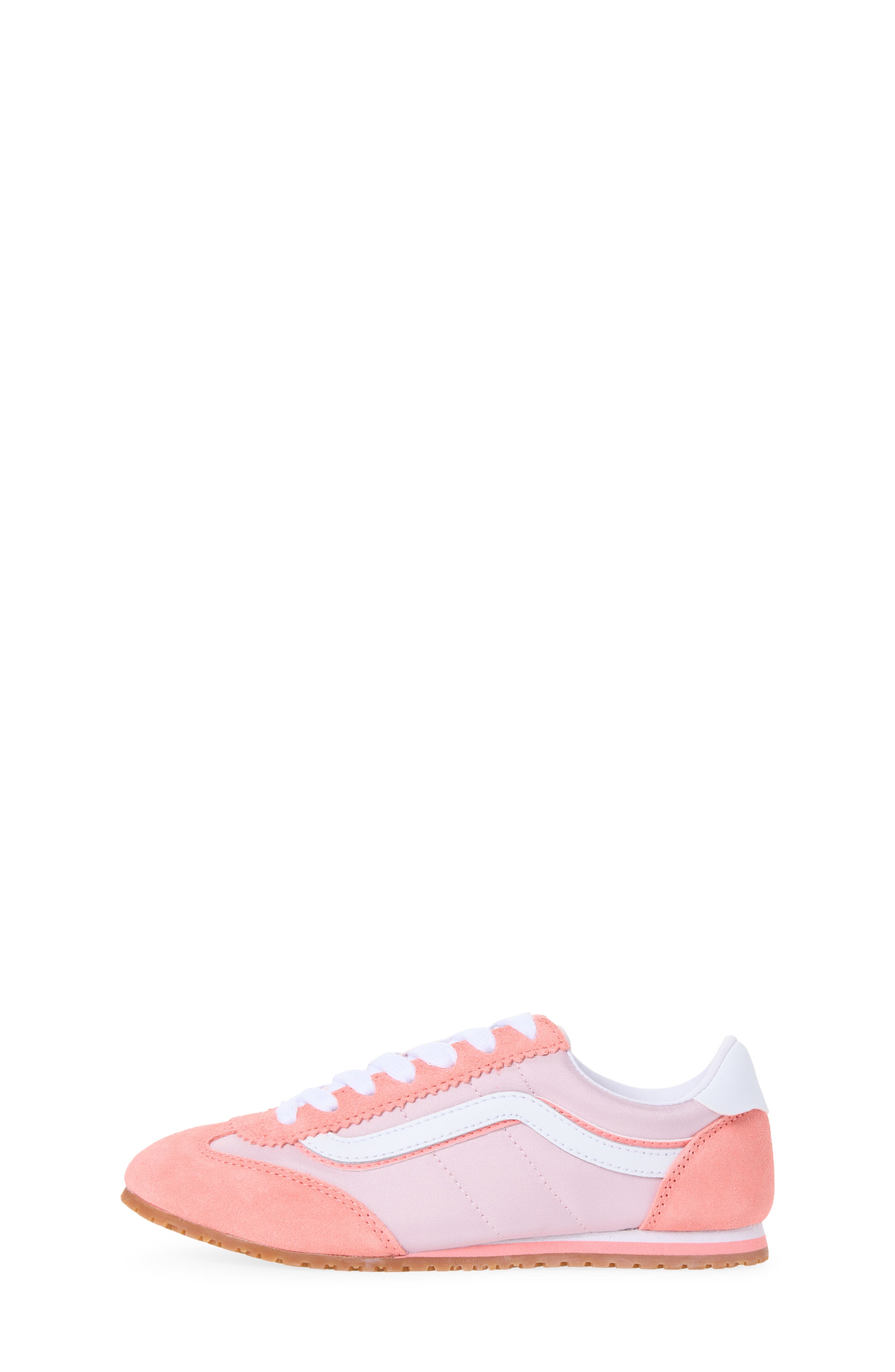 Kids' Super Low Pro Leather Sneaker, Alternate, color, PALE PETAL PINK