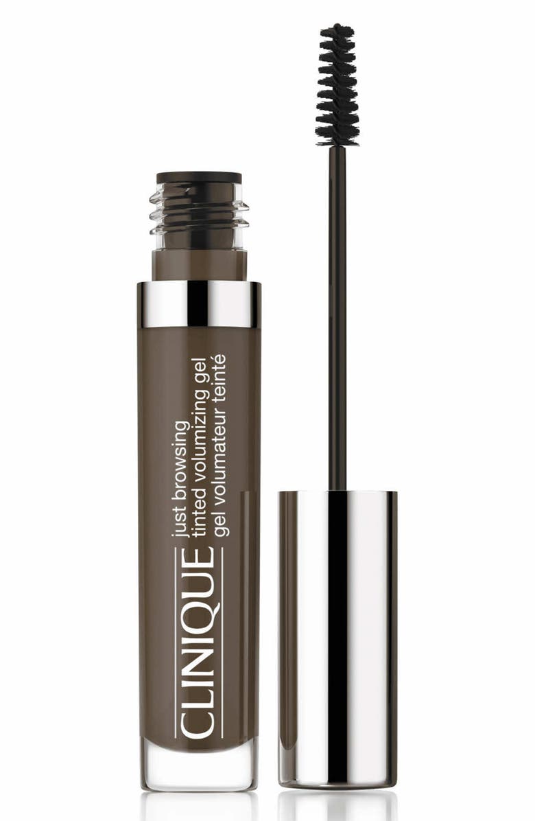 Clinique Just Browsing<sup>™</sup> Tinted Volumizing Waterproof Eyebrow Gel, Main, color, Dark Espresso