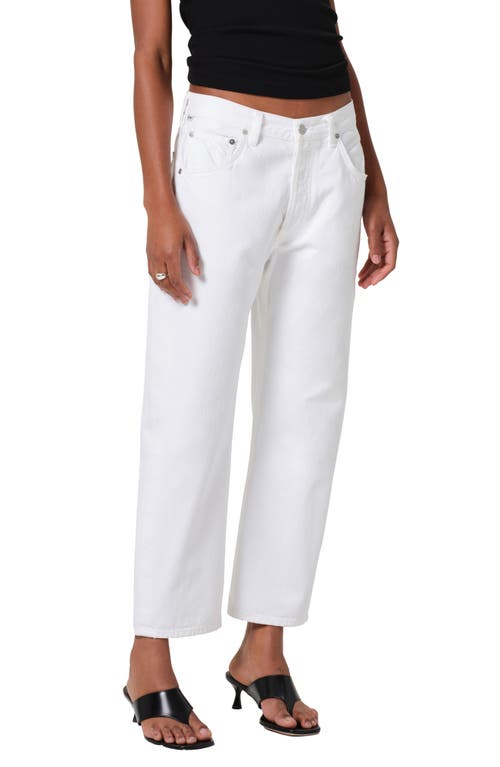Citizens Of Humanity Annina High Rise Wide Leg Jeans In Seashell In Canyon (bsc Grnd +tacking)