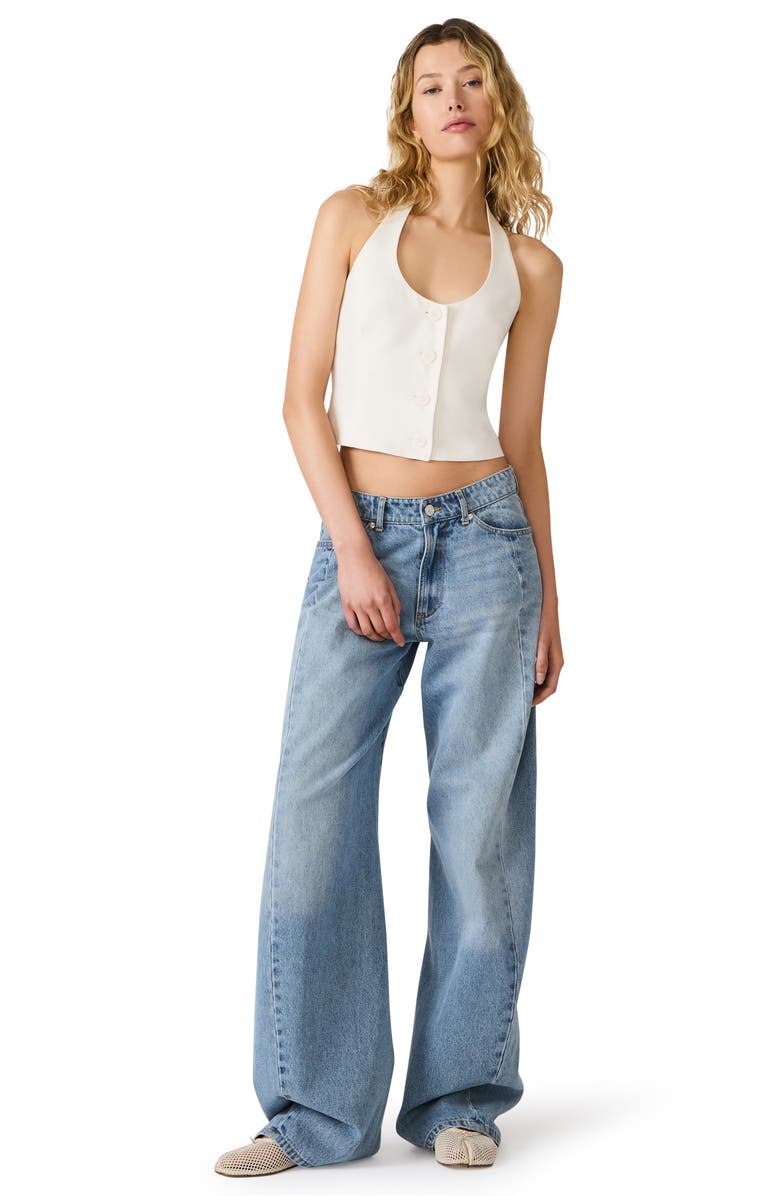 Steve Madden Vala Halter Vest, Alternate, color, Antique