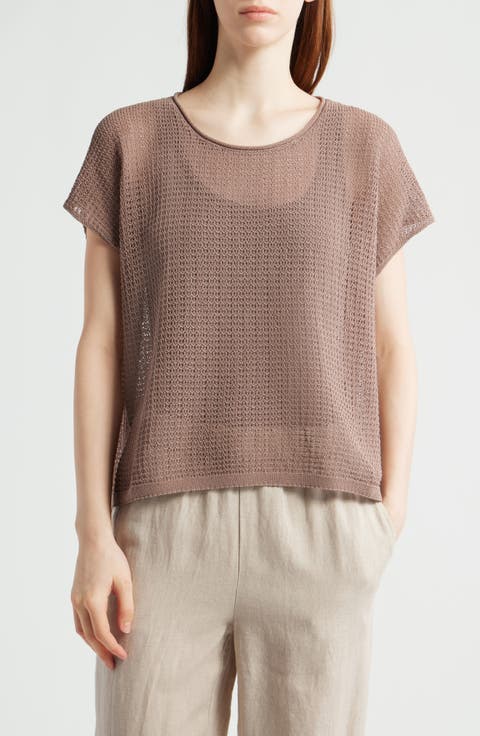 Open Stitch Organic Cotton Sweater