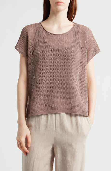 Open Stitch Organic Cotton Sweater