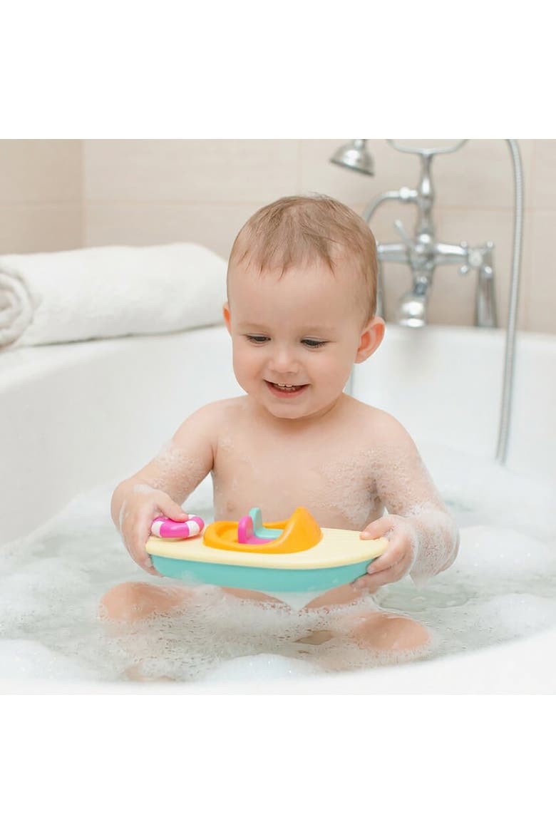 Bath Time Race Boat, Alternate, color, Multicolored