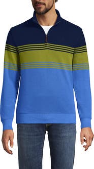 Lands' End Bedford Rib Quarter Zip Sweater