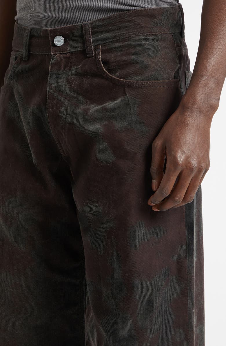 ERL Gender Inclusive Corduroy Flare Leg Pants, Alternate, color, Brown