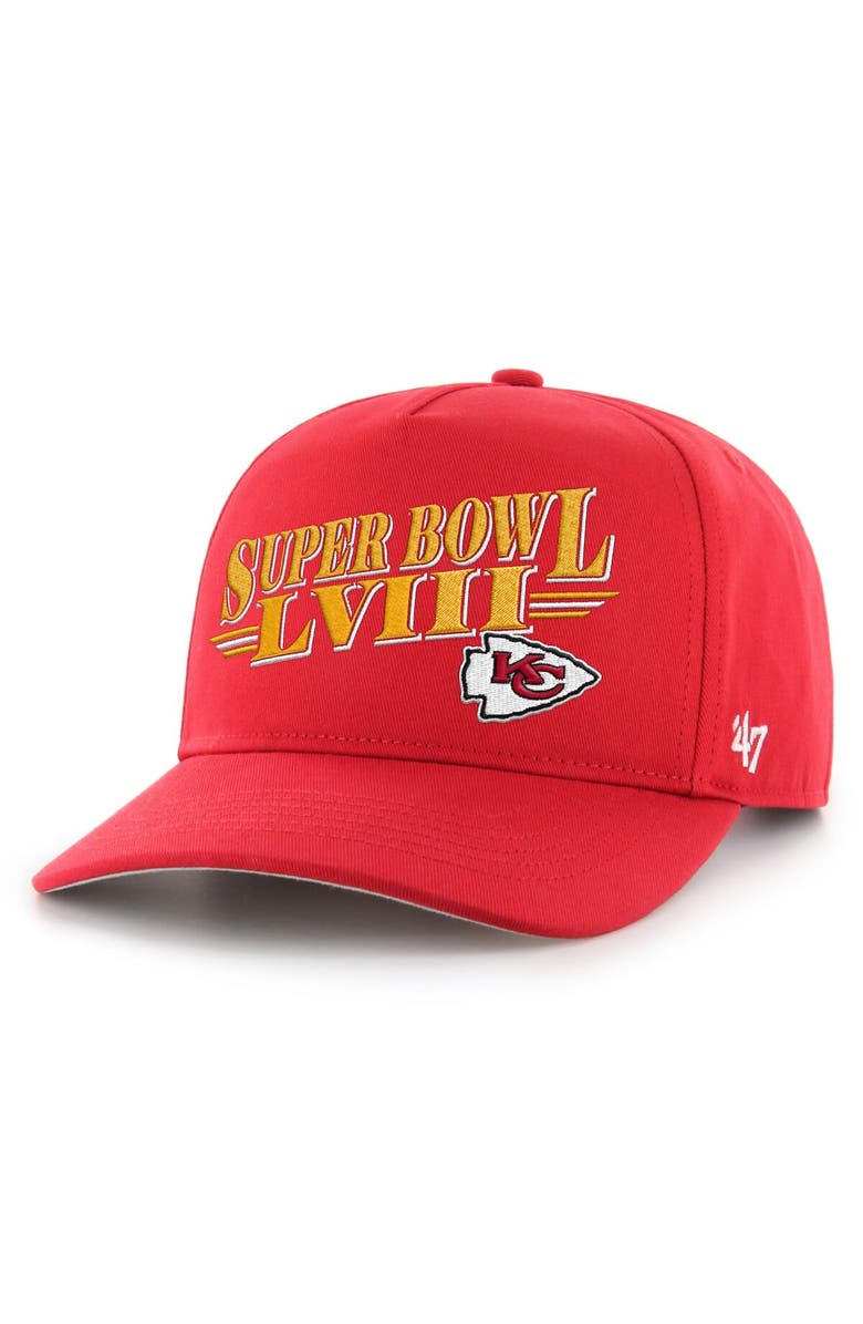 '47 Men's '47  Red Kansas City Chiefs Super Bowl LVIII Hitch Adjustable Hat, Main, color, 