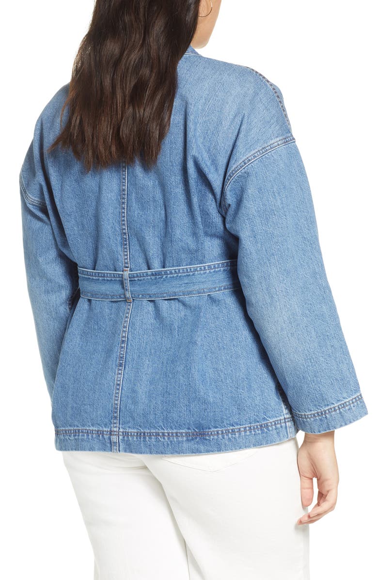 Madewell Denim Wrap Jacket, Alternate, color, 