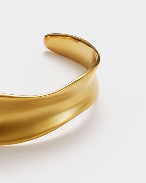 Katie Loxton Molten Luxe Waterproof Gold Bangle In Gold