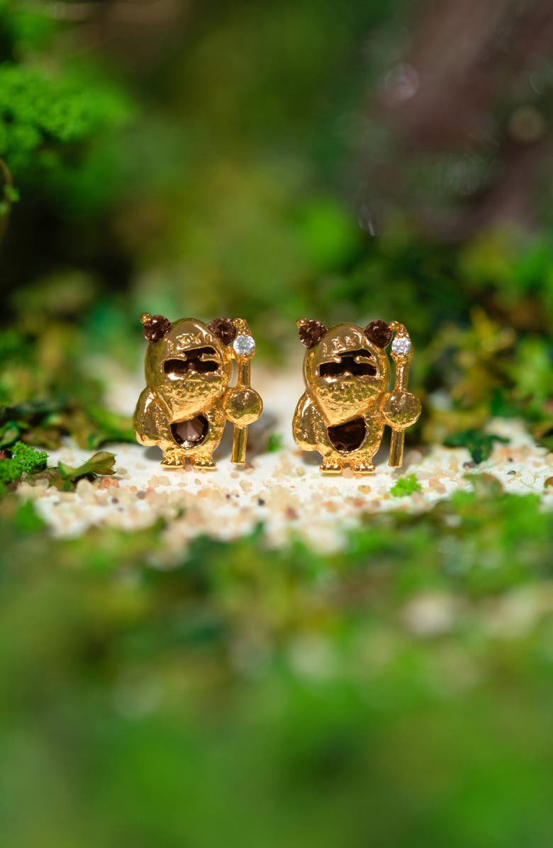 Girls Crew Star Wars<sup
™</sup
 Ewok<sup
™</sup
 Stud Earrings, Alternate, color, Gold