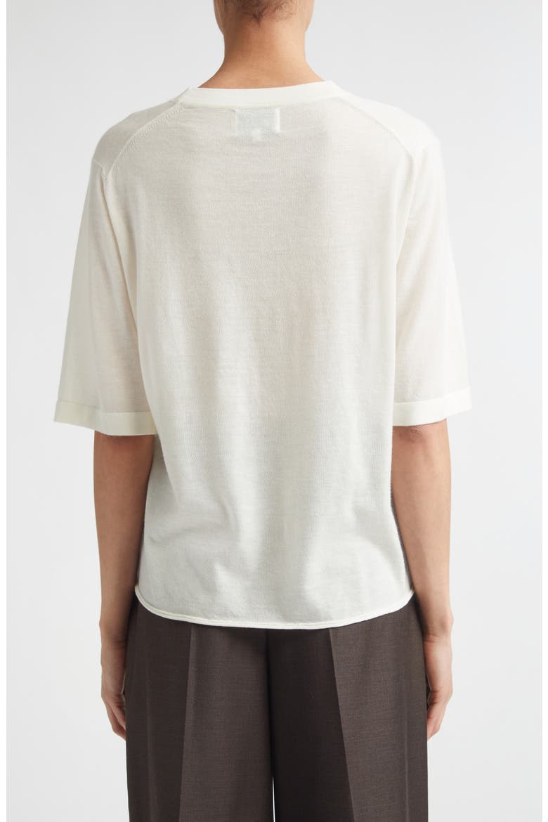 Nala Cashmere T-Shirt, Alternate, color, IVORY