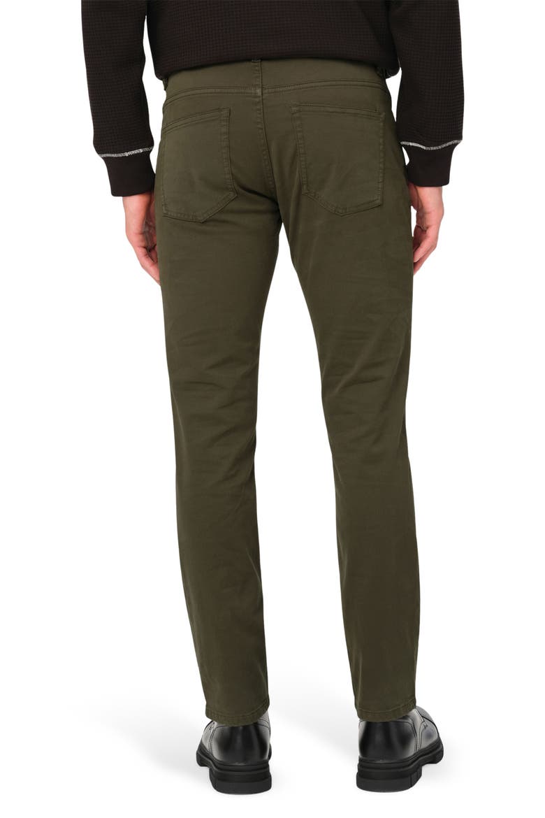 AMS Slim Fit Twill Pants, Alternate, color, THYME