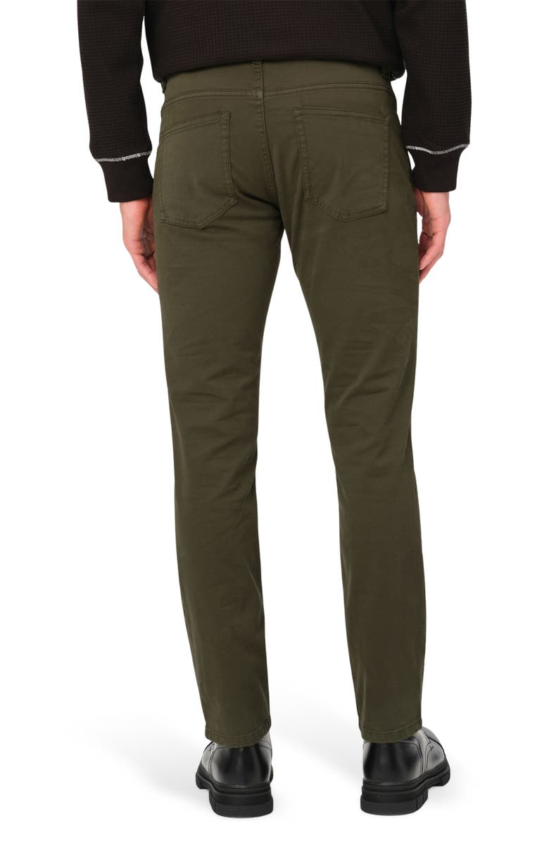 WARP+WEFT AMS Slim Fit Twill Pants, Alternate, color, Thyme