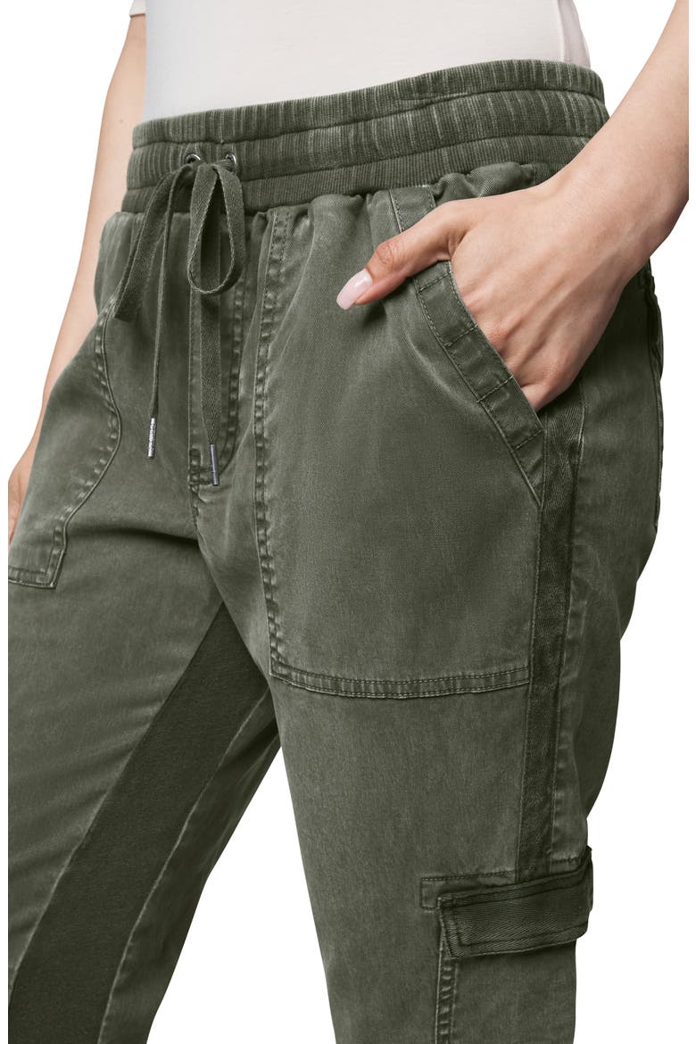 Jaclyn Drawstring Waist Joggers, Alternate, color, GREEN SPRUCE