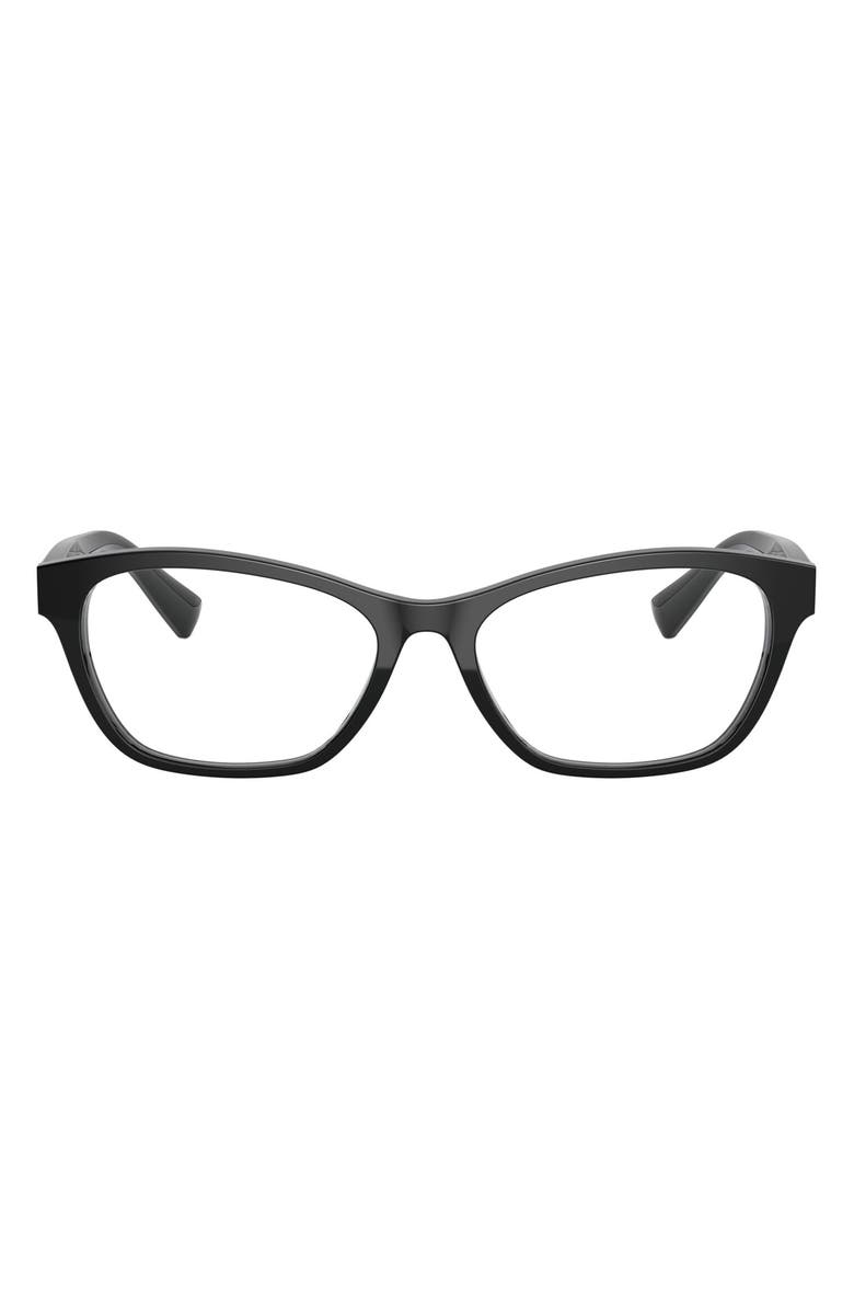 Valentino 54mm Rectangular Optical Glasses, Main, color, 