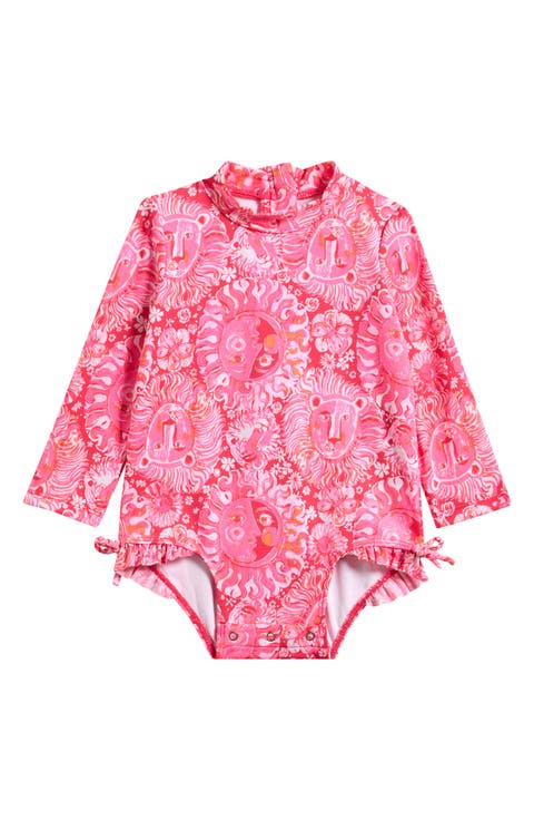 Kids' Idella Long Sleeve One-Piece Swimsuit