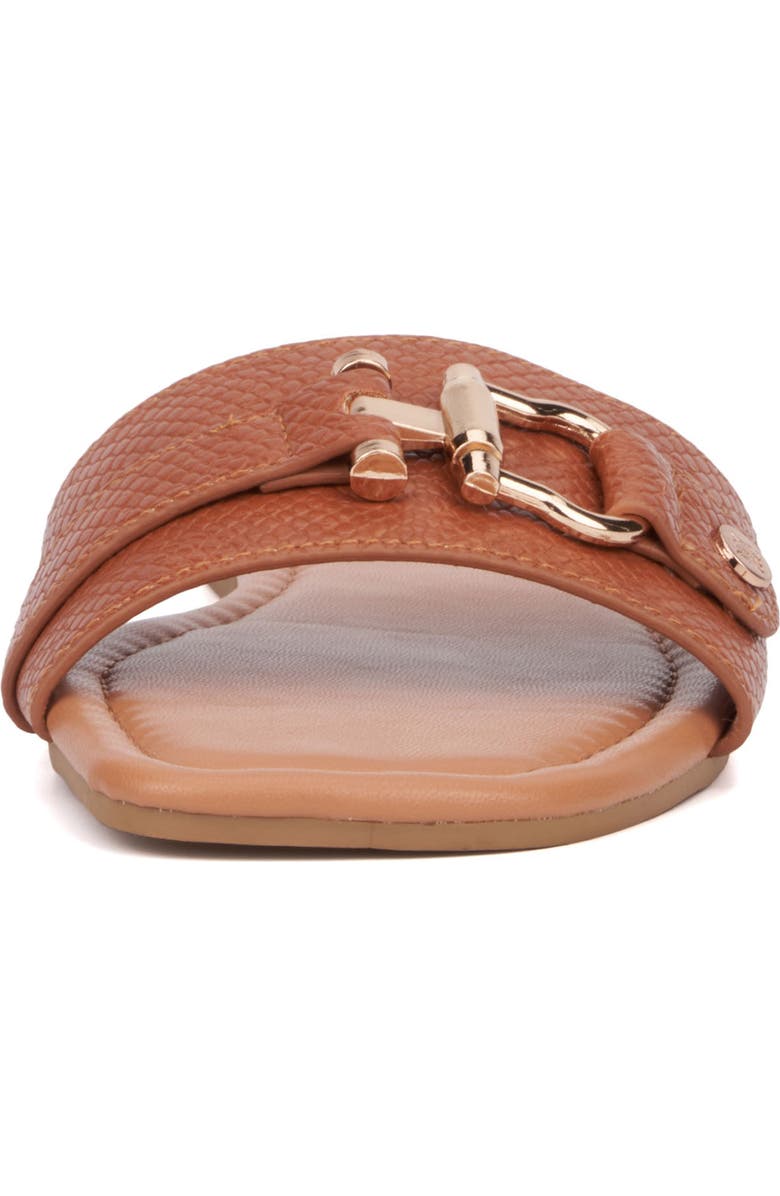 NEW YORK AND COMPANY Nastia Sandal, Alternate, color, Cognac