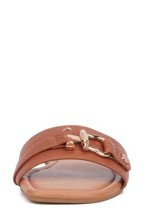 New York And Company Nastia Sandal In Cognac