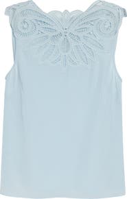 Ulla Johnson Rea Silk Embroidered Top