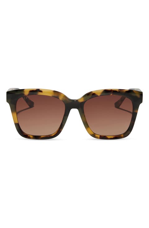 Meredith 54mm Square Sunglasses