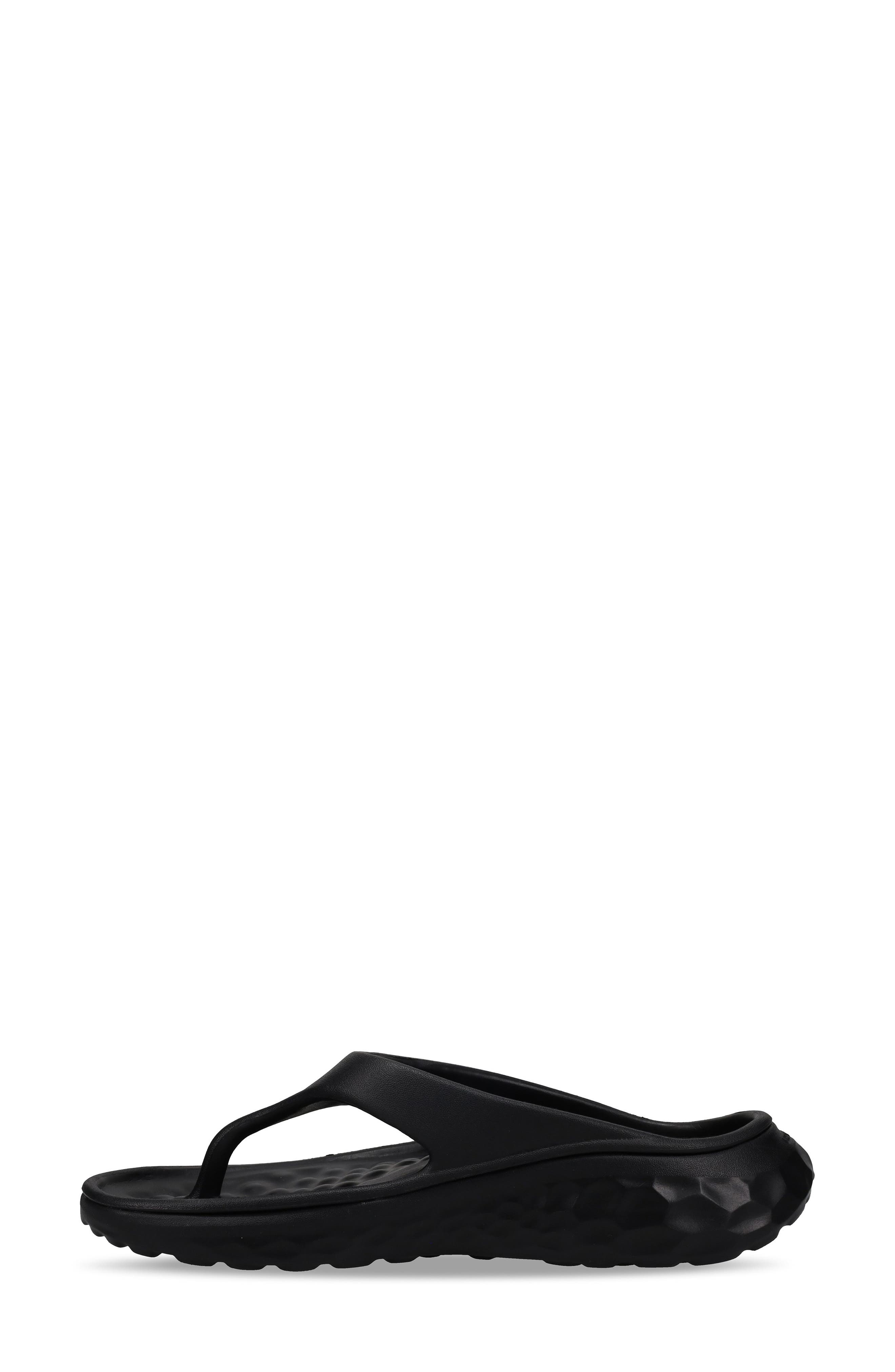 New Balance Flip Flop Sandal, Alternate, color, Black/ White
