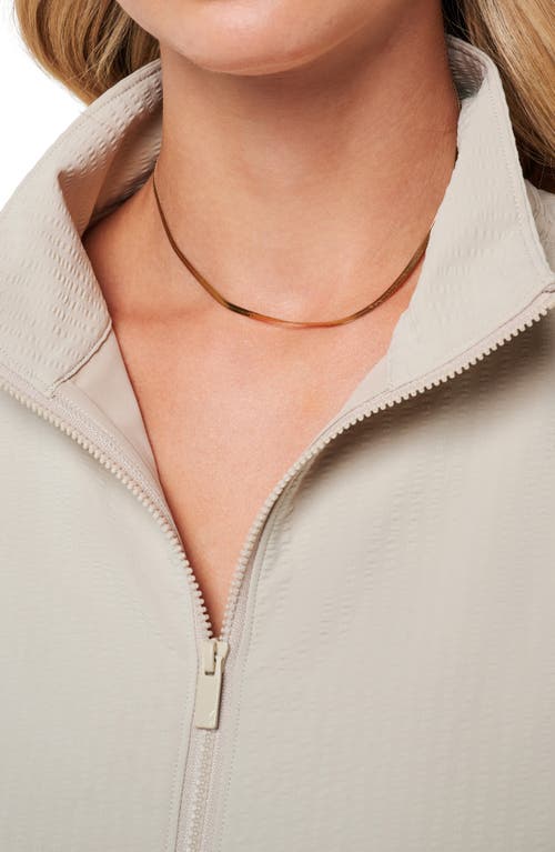 Travismathew Timeless Breezeblend Peplum Jacket In Gray