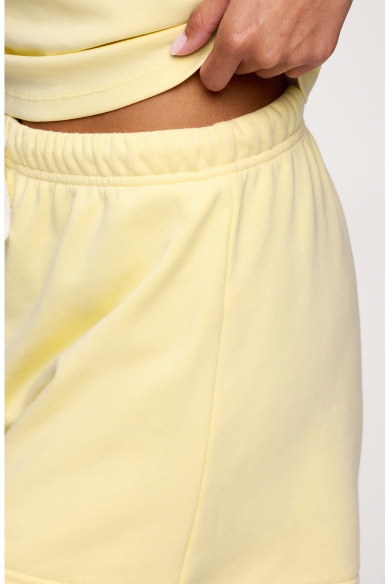 French Terry Shorts, Alternate, color, LEMON