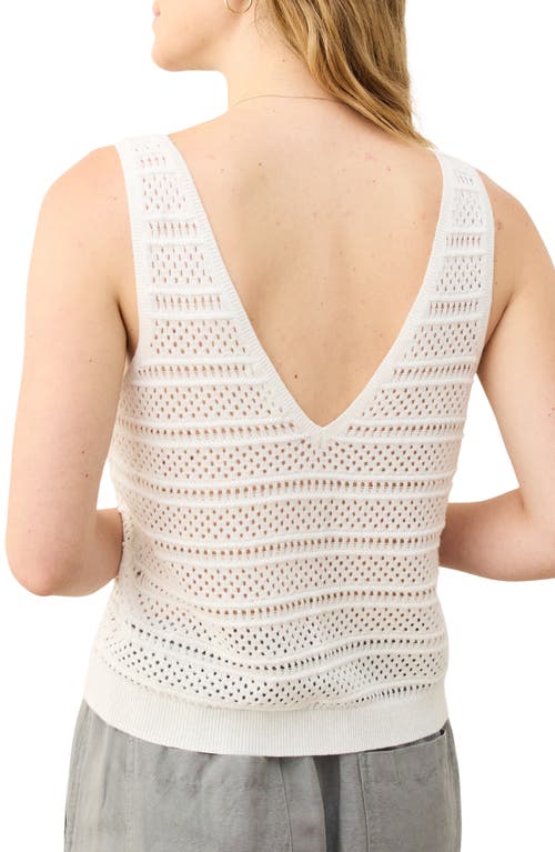 Marine Layer Finley Open Stitch Sweater Tank