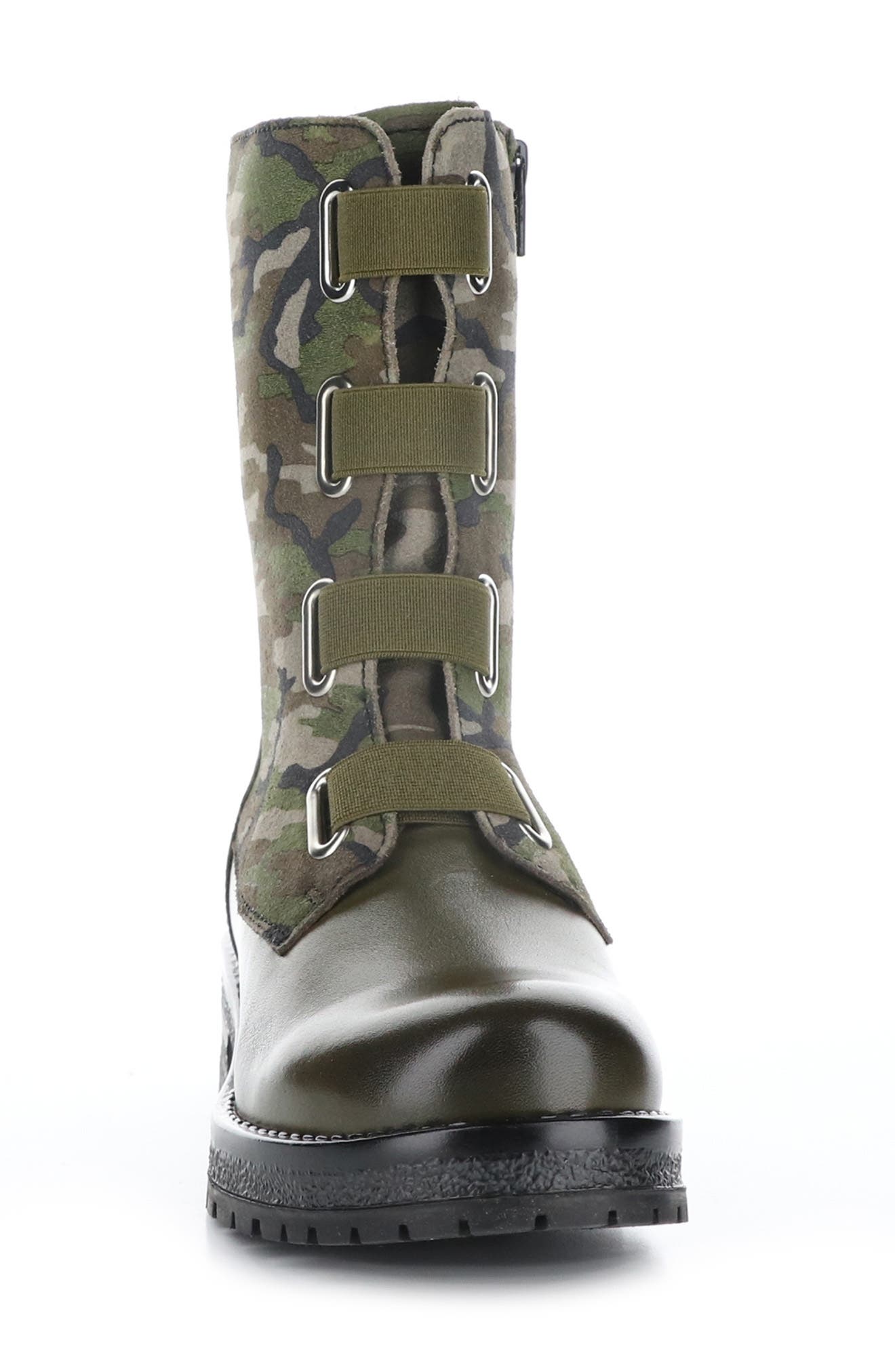 Pause Leather Boot, Alternate, color, OLIVE FEEL/ CAMO