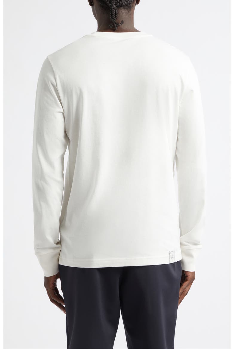 Long Sleeve Cotton T-Shirt, Alternate, color, SILK WHITE