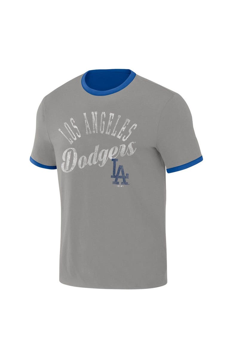 Darius Rucker Collection by Fanatics Men's Darius Rucker Collection by Fanatics Royal/Gray Los Angeles Dodgers Two-Way Ringer Reversible T-Shirt, Alternate, color, Royal