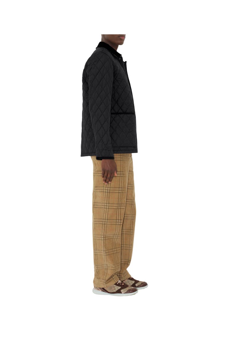 Quilted Nylon Haddington Jacket, Alternate, color, Black