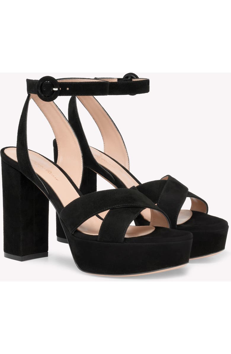 Gianvito Rossi Sabrina Sandals, Alternate, color, Black