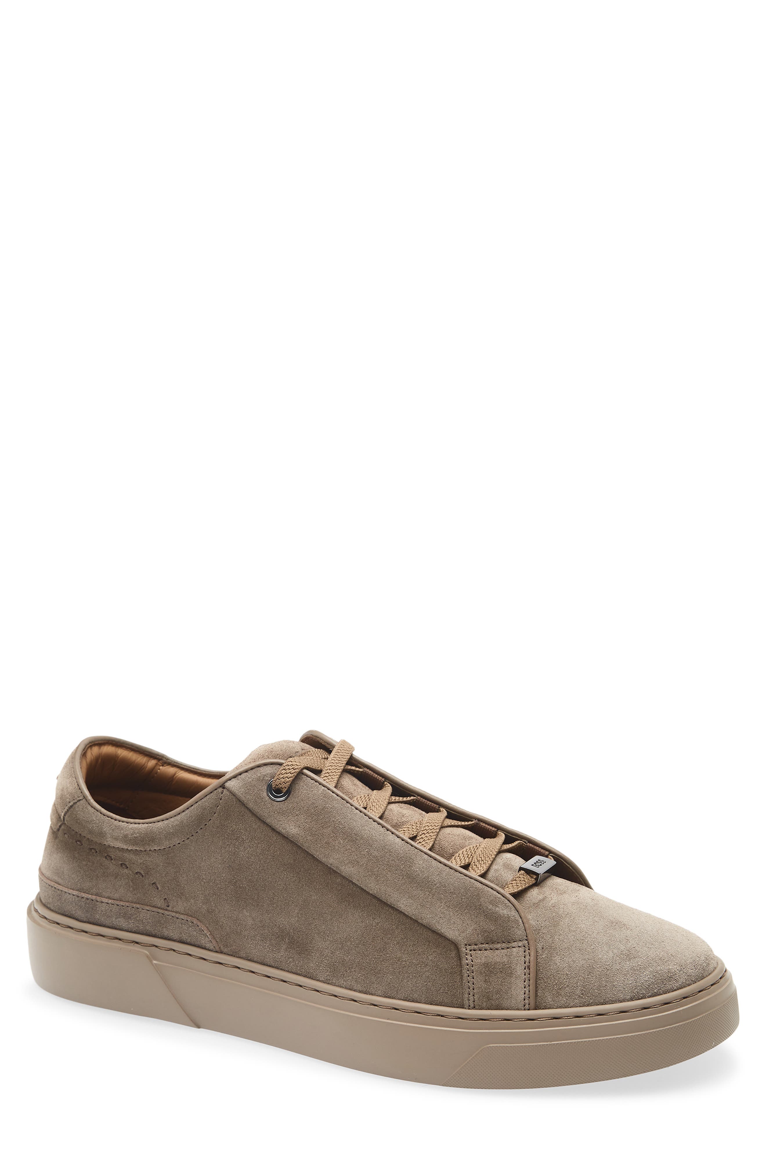BOSS Gary Low Top Sneaker, Main, color, Beige/ Khaki
