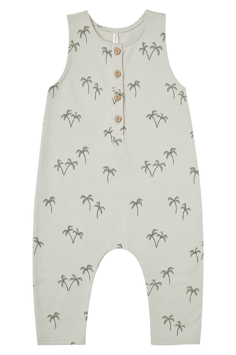 French Terry Jumpsuit, Main, color, RHINO
