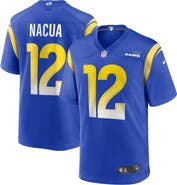Nike Men's Nike Puka Nacua Royal Los Angeles Rams Game Player Jersey
