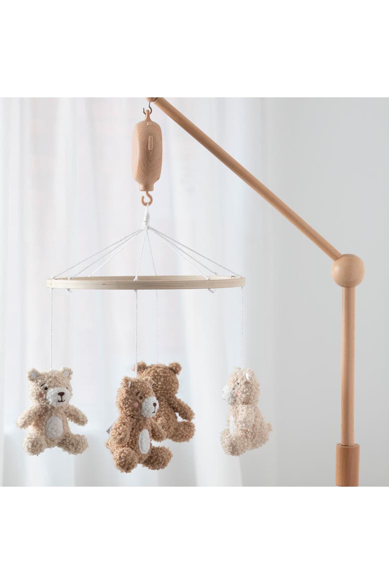 Musical Mobile - Cuddly Bear, Brown, Alternate, color, Brown