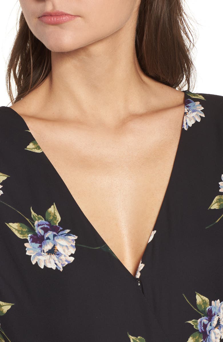 All in Favor Elly Wrap Dress, Alternate, color,