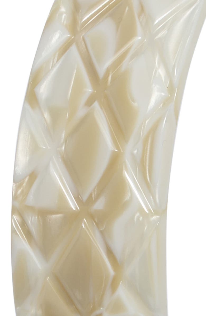 France Luxe Wide Quilted Headband, Alternate, color, Alba