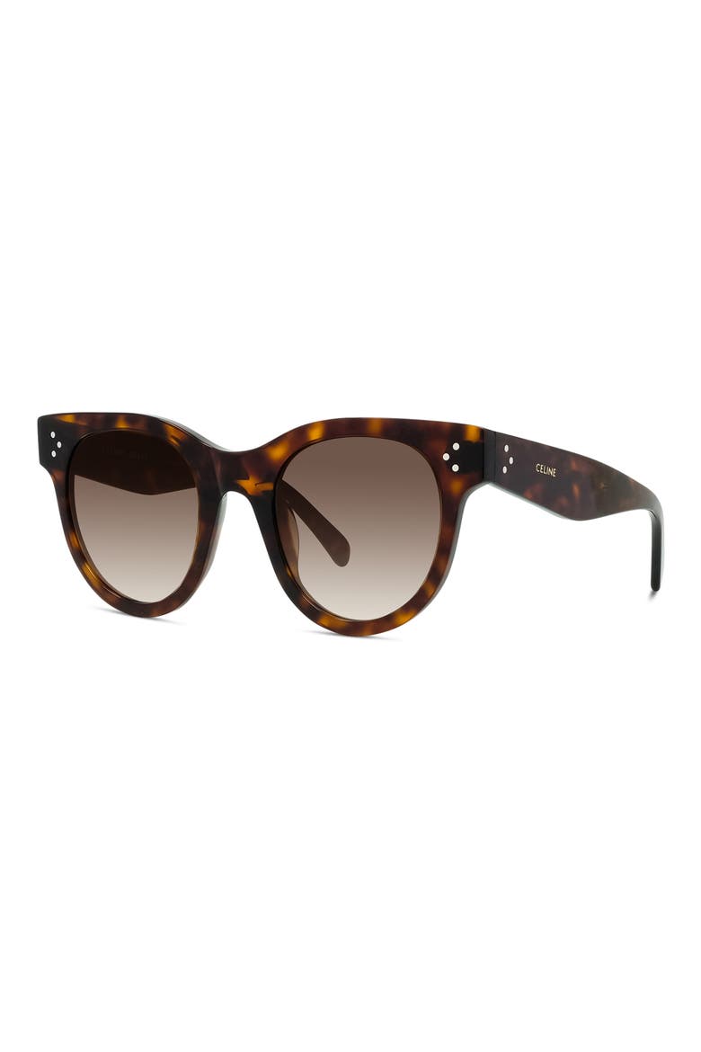 54mm Gradient Square Sunglasses, Alternate, color, DARK HAVANA/ ROSE