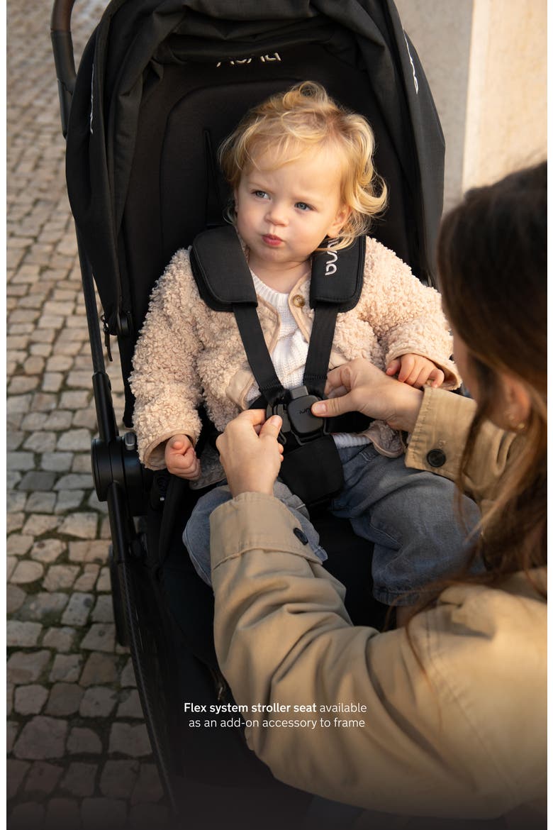 Flex System Stroller Frame & Pipa™ Series Adapter, Alternate, color, BLACK