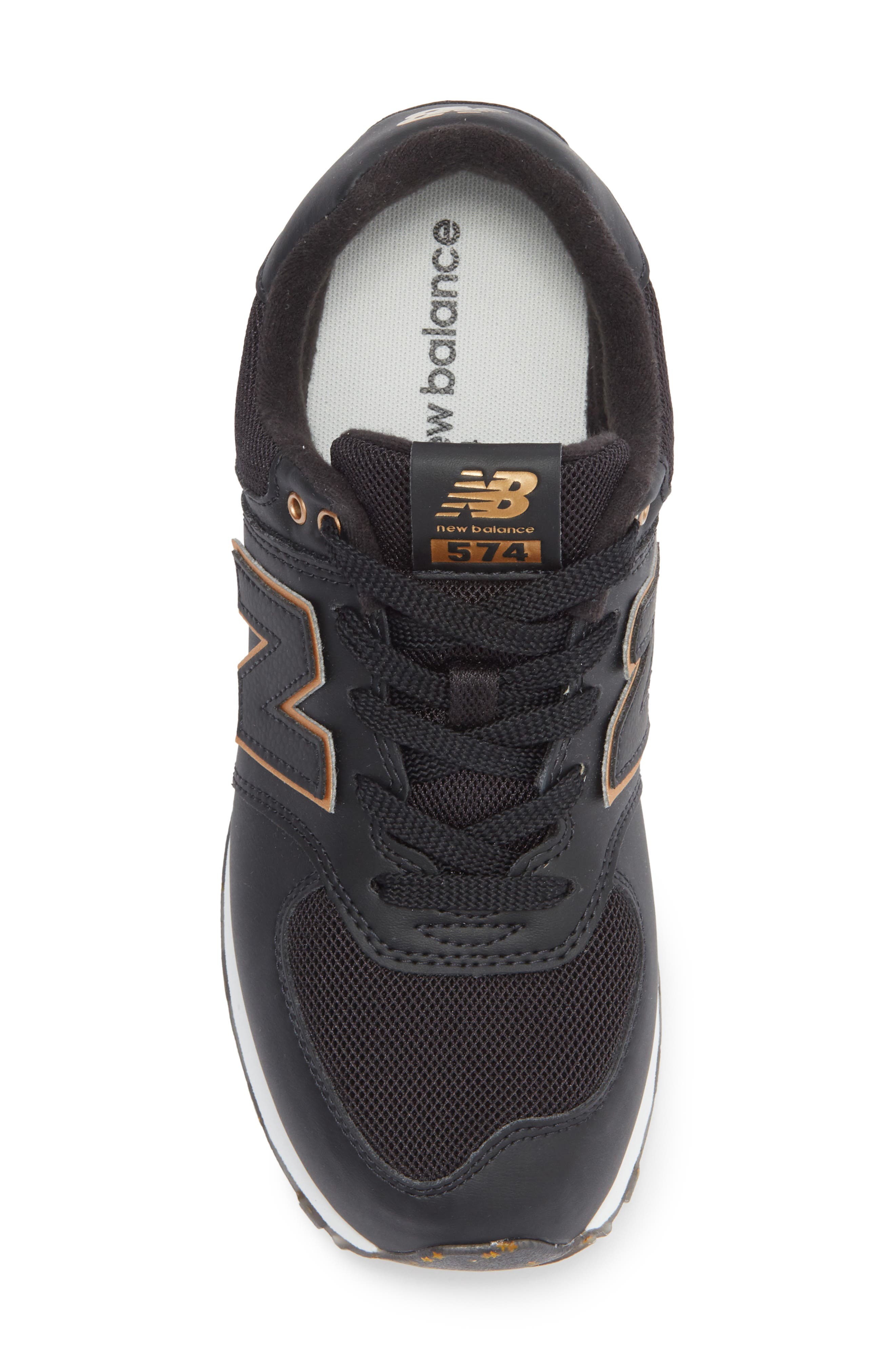 New Balance Kids' 574 Sneaker, Alternate, color, Black
