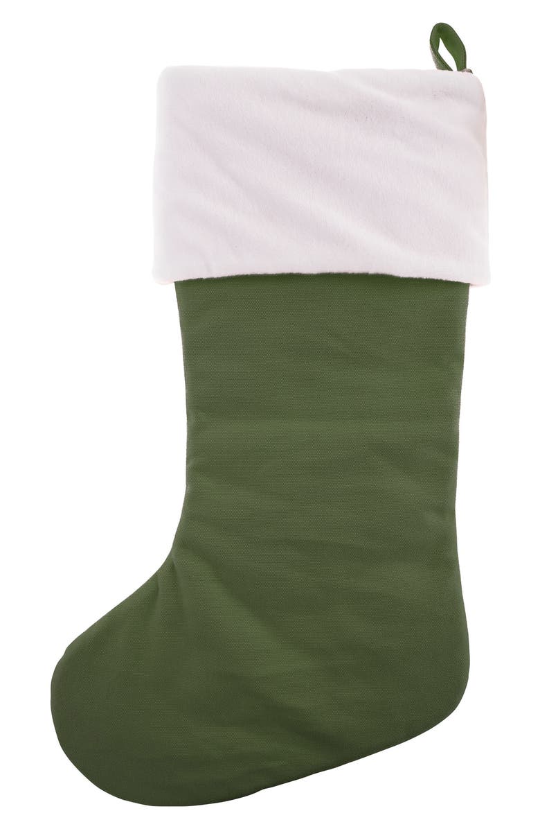 Stephen Joseph Embroidered Holiday Stocking, Alternate, color, Green Dog