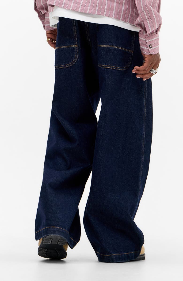 BDG Urban Outfitters Skate Wide Leg Jeans, Alternate, color, Rinse