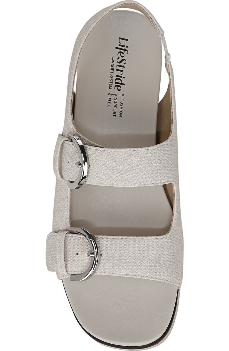 LifeStride Goodie Slingback Platform Sandal, Alternate, color, Bone
