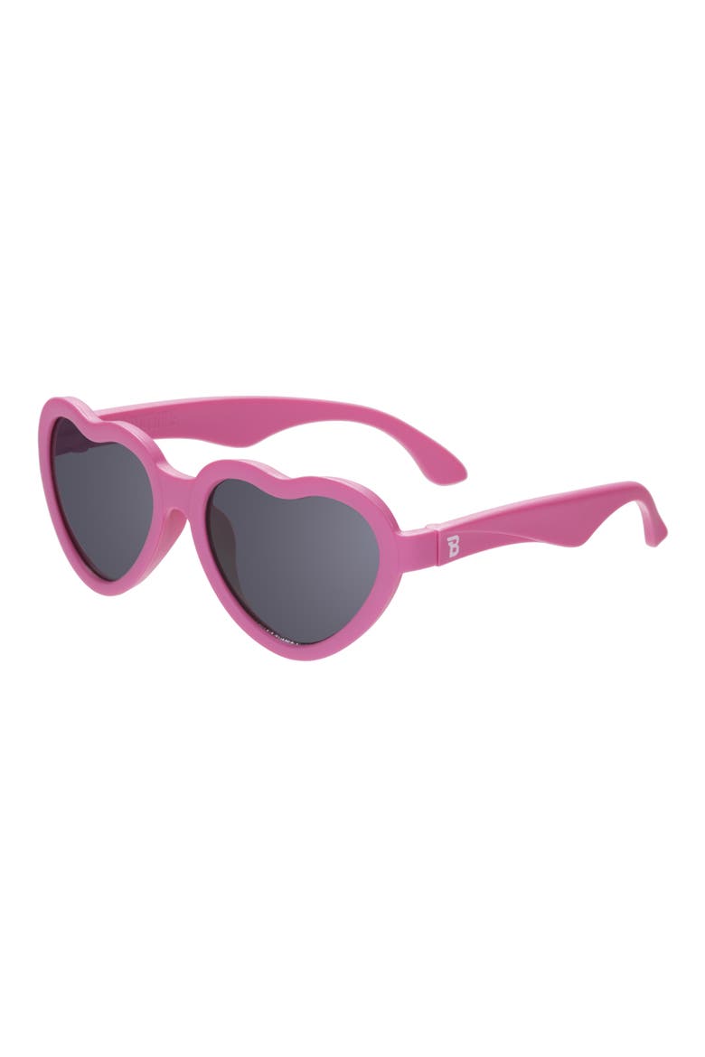 Kids' Paparazzi Pink Heart Sunglasses, Alternate, color, PAPARAZZI PINK