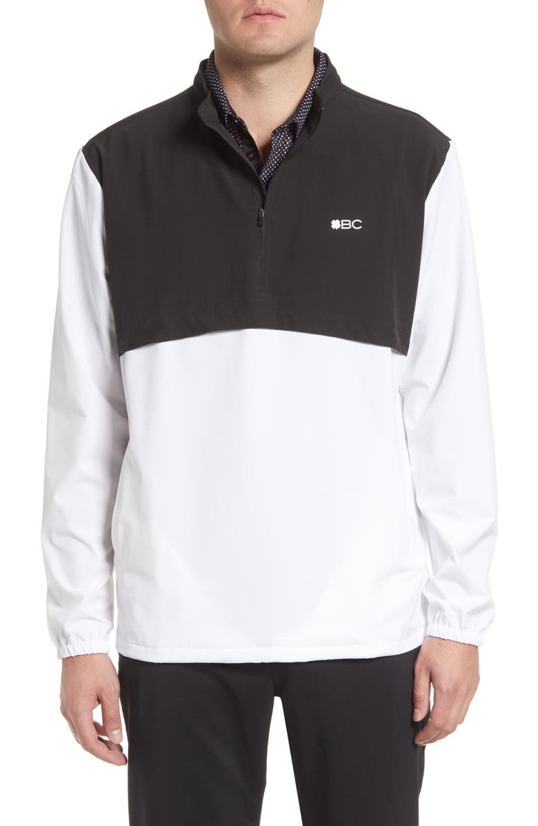Black Clover Quarter Jack Half Zip Pullover, Main, color, 