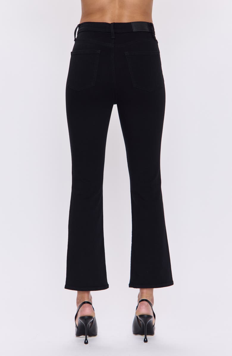 Pistola Lennon High Waist Ankle Bootcut Jeans, Alternate, color, Noir