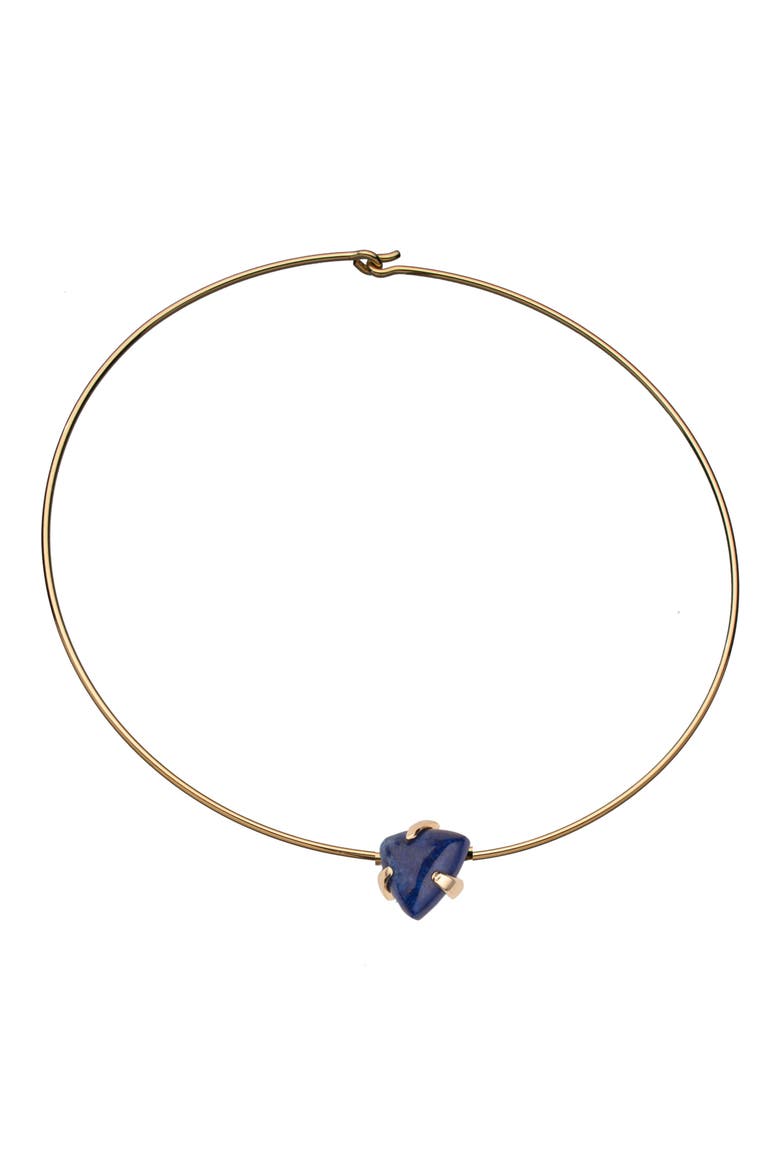Cora Stone Choker, Main, color, YELLOW GOLD