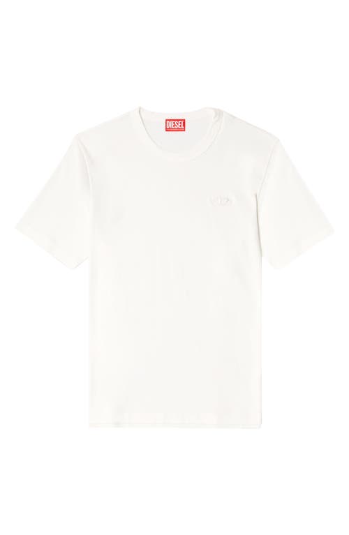 Diesel T-shirt With Tonal Logo Embroidery