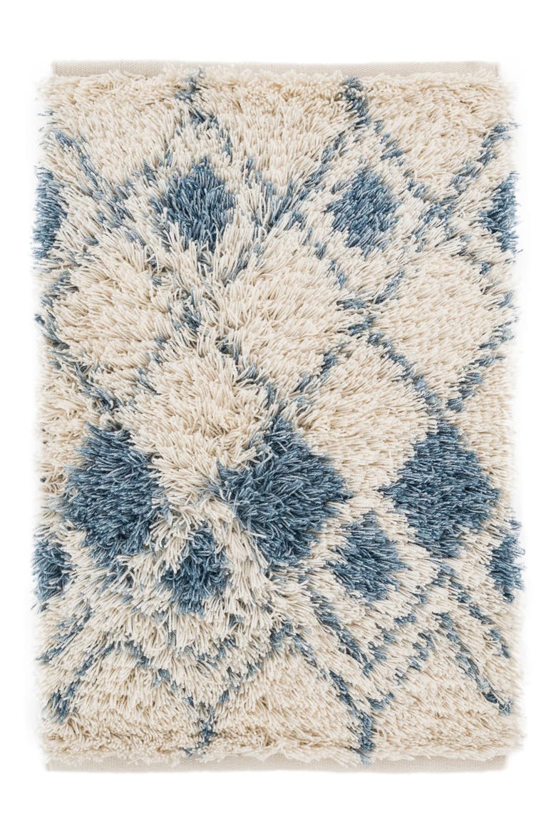 Kasbah Indoor/Outdoor Rug, Main, color, DENIM